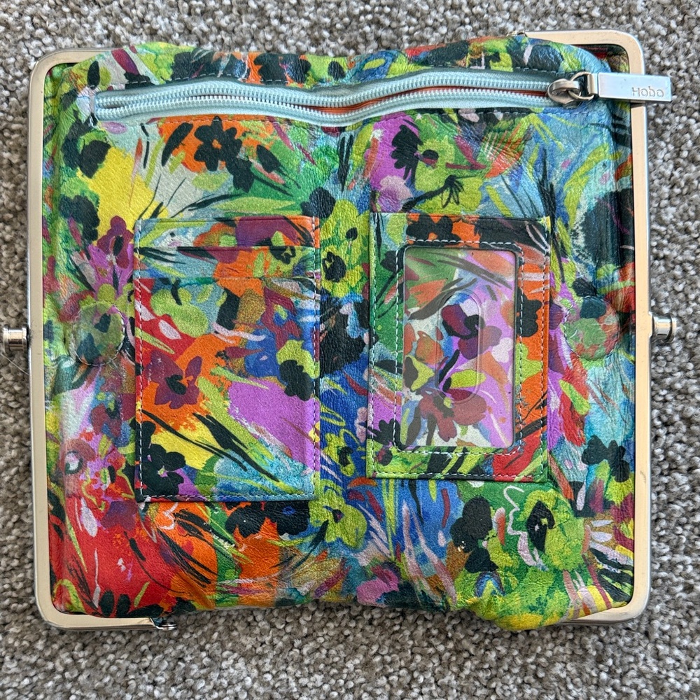 HOBO Multicolor Floral Lauren Clutch